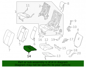 Rear seats, row 3, left, Mercedes X167 GLS 450 20-22, beige leather