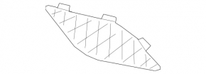 Front bumper grille left Mercedes C-class W205 300/350e/350h/400 19-21