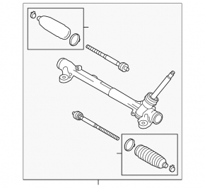 Steering rack Mazda 6 18-21 usa