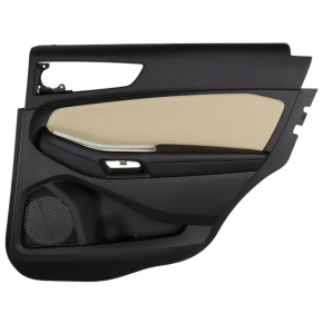 Door trim card rear right Ford Edge 19-23 leather, black, beige insert, SEL