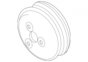 Land Rover Range Rover Velar 18-23 2.0T cooling pump pulley, chips
