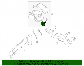Air flow meter Land Rover Discovery 17-20 3.0d