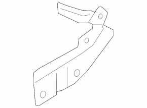Front right fender bracket for Land Rover Discovery Sport 20-23