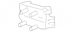 Left front bumper reinforcement fang for Mitsubishi Galant 2004-2012