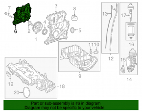 Front Cylinder Head Cover Infiniti QX30 17-19