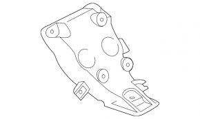 Left engine mount bracket for BMW X5 F15 16-18 plug-in