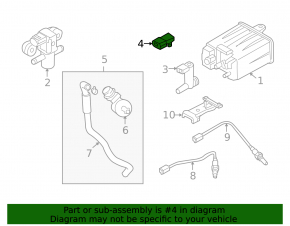 Fuel Canister Sensor Nissan Rogue 21-23