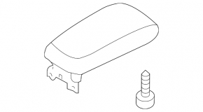Armrest Volvo XC40 19-22 leather black