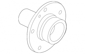 Rear left hub BMW X5 E70 07-13