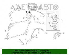 Dodge Charger 11-19 Coolant Expansion Tank Cap