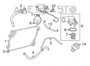 Dodge Charger 11-19 Coolant Expansion Tank Cap
