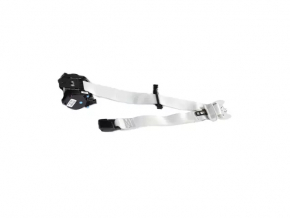 Jeep Cherokee KL 19-22 black passenger seat belt, broken pad mount
