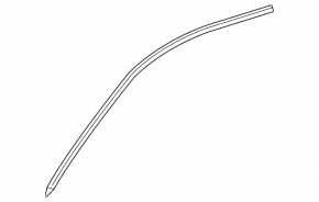 Upper front right door molding for Lexus CT200h 11-17