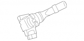 Steering column switch right Lexus ES350 07-12 type 3