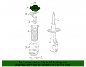 Front left shock absorber support Chevrolet Equinox EV 24-26