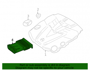 Front air duct Mercedes W166 ML 12-16 3.0d