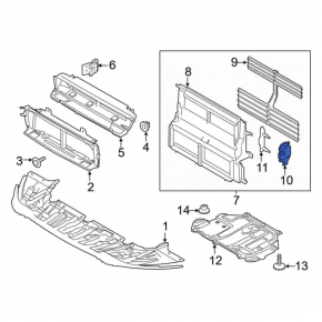 Motor actuator blinds Ford Focus mk3 11-18 2.0