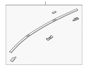Right roof lining for Mazda CX-7 06-12