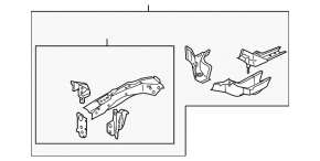 Front right quarter panel for Nissan Murano z50 03-07