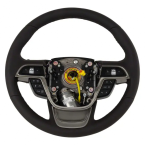 Steering wheel bare Lincoln Nautilus 19-21 leather brown