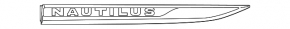 Emblem logo NAUTILUS door front right Lincoln Nautilus 19-23