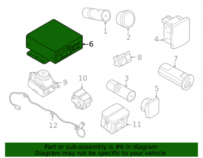 Inverter for socket in armrest Ford Escape MK4 20-