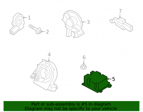 Ford Escape MK4 2022 SRS Airbag Computer Module