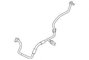 Air conditioner tube heater-condenser Jaguar F-Pace X761 17-