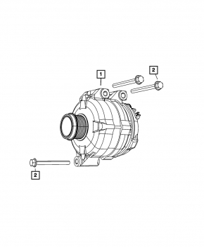 Generator Dodge Durango 11-15 220 amp 3.6