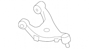 Upper rear right control arm for a 13-20 Subaru BRZ