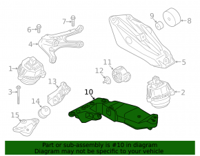 Gearbox support for BMW X7 G07 19-25 3.0T