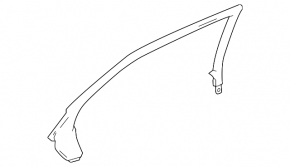 Door frame inner rear left Cadillac CTS 14- scratches