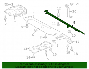 Left sill guard for Audi Q8 19-25