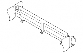Subaru Legacy 20-25 radiator deflector blinds with motor, 2.4, 2.5