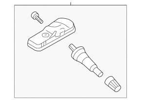 Wheel Pressure Sensor Kia Soul 14-19