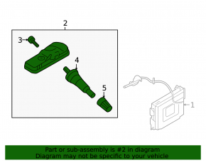 Wheel Pressure Sensor Kia Soul 14-19