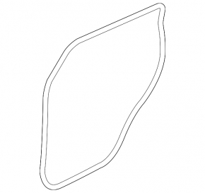 Rear left door seal for Mitsubishi Outlander 2007-2013