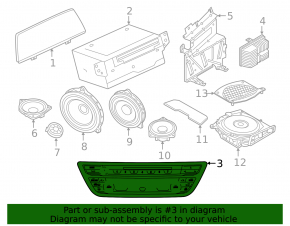 Climate control and radio control BMW 7 G11 G12 16-22 for disk drive, gray knobs