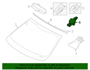 Rain sensor for BMW X5 G05 19-20 under the projection