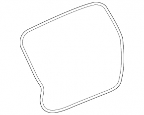 Rubber seal for trunk door Subaru Impreza 5d 17-23