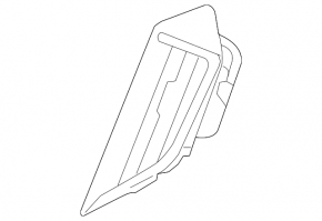 Deflector air duct front panel central right Subaru Forester 19- SK