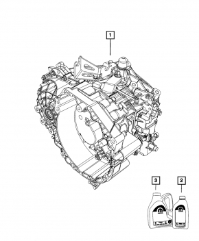 Manual transmission assembly Fiat 500L 14-14 6 SPEED