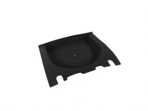 Trunk mat Jeep Compass 17-19 black, for cleaning