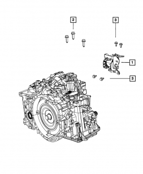 Engine mount left Jeep Compass 11-13 2.0, 2.4, AWD, FWD