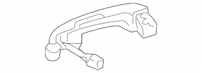 Toyota Prius 2005 Smart Key Outer Front Right Door Handle
