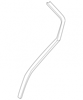 Door seal side rear right VW Touareg 11-17 rear