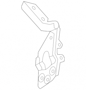 Right hood hinge VW Touareg 11-17
