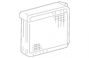 Lexus RX400h 04-09 Evaporator Without Valve