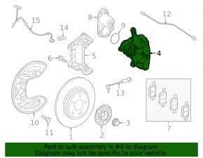 Rear right support Mercedes W213 E 300/350 17-23 AWD electric