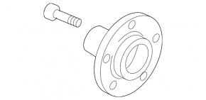 Front left hub Mazda 3 09-13